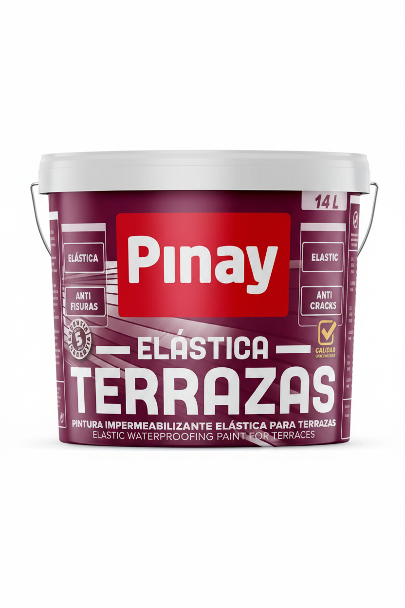 PINTURA IMPERMEABILIZANTE ROJO FIBRADO TERRAZA PINAY
