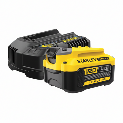 Pack STANLEY FATMAX SFMCB14M1-QW batería V20 18V 4Ah y cargador 2A