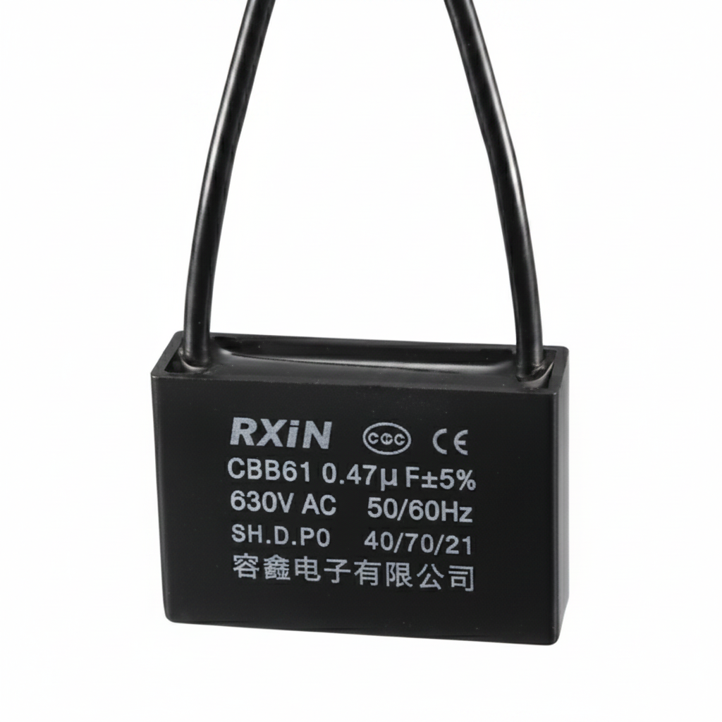 CAPACITADOR DE MOTOR AISLADO RECTANGULAR