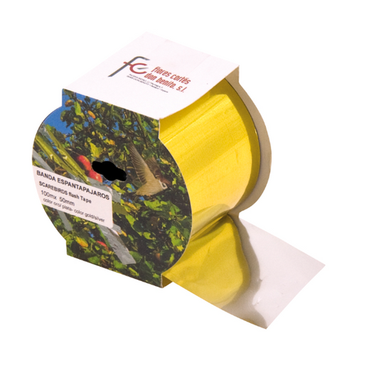 BANDA ESPANTAPAJAROS 100X50 ORO- PLATA