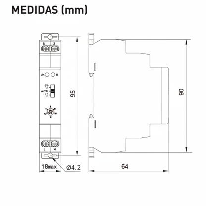 RELOJ ESCALERA 0,5 - 20,0 MINUTOS KEYBELL