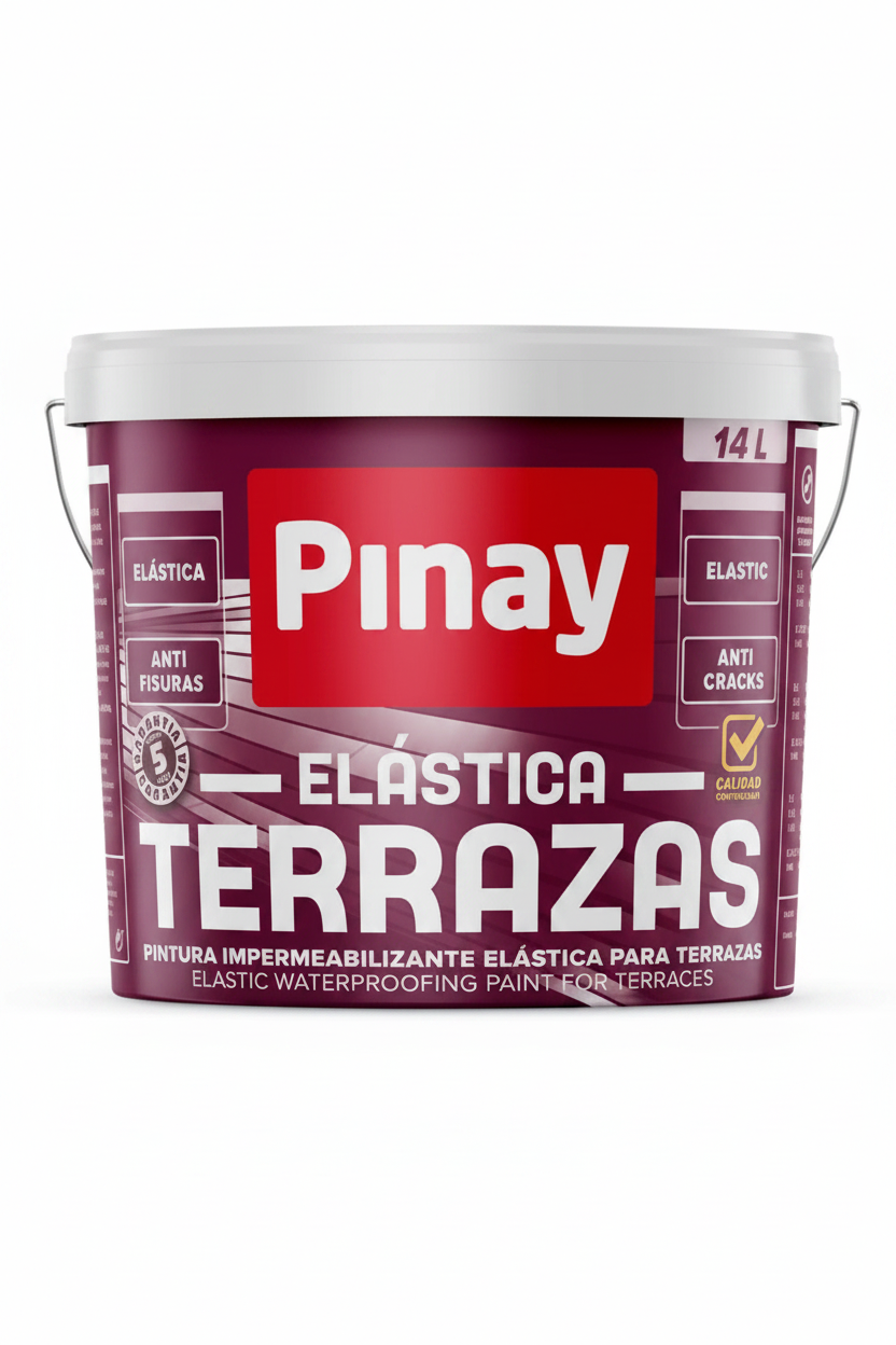 PINTURA IMPERMEABILIZANTE ROJO FIBRADO TERRAZA PINAY