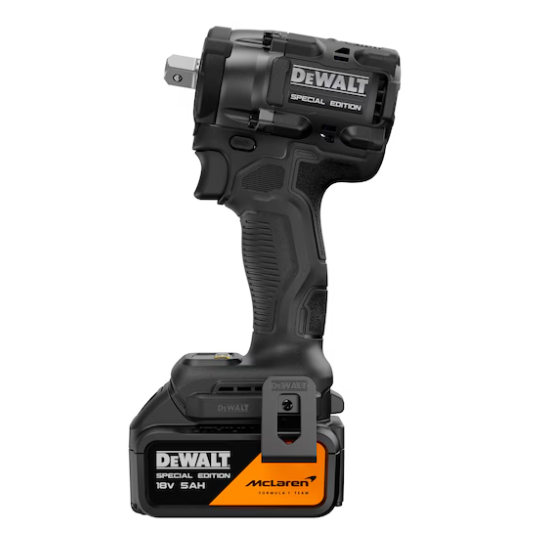 LLAVE IMPACTO McLaren XR 18V 1/2" 406Nm CARGADOR+2BAT5Ah, DCF92MP2T-QW, DeWALT