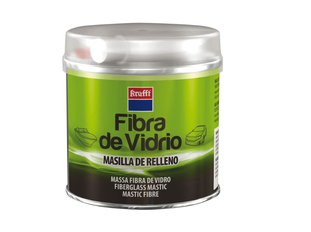 MASILLA REPARACIÓN CON FIBRA DE VIDRIO
