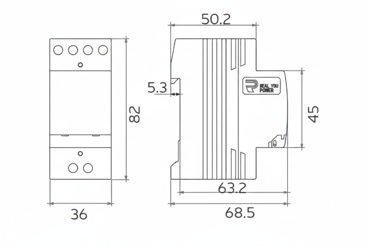 TRANSFORMADOR AC DE CARRIL PARA TIMBRE KEYBELL