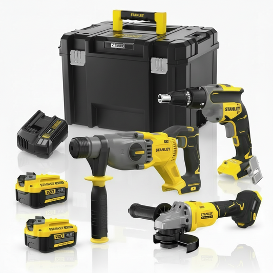 KIT HERRAMIENTAS PLACA CARTON YESO BRUSHLESS, STANLEY FATMAX