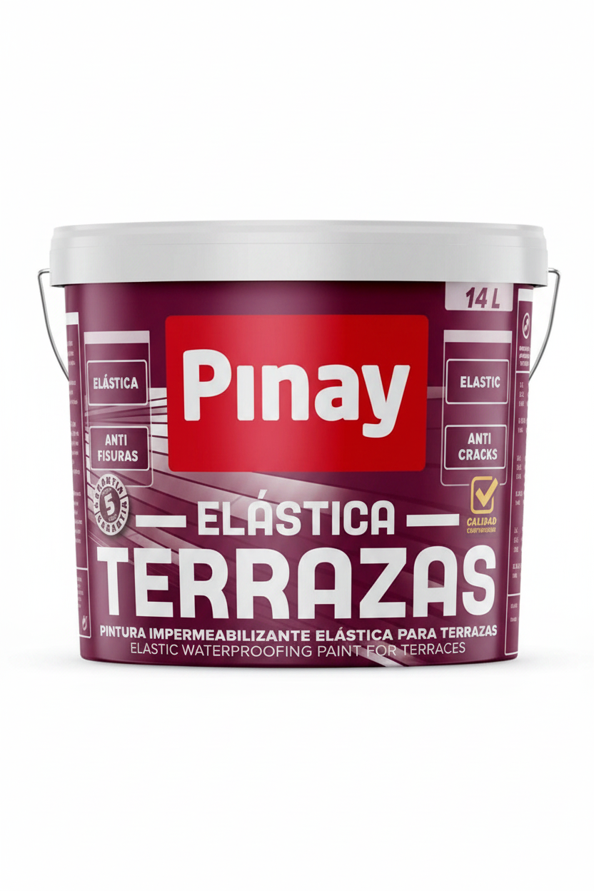 PINTURA IMPERMEABILIZANTE ROJO TEJA TERRAZA PINAY