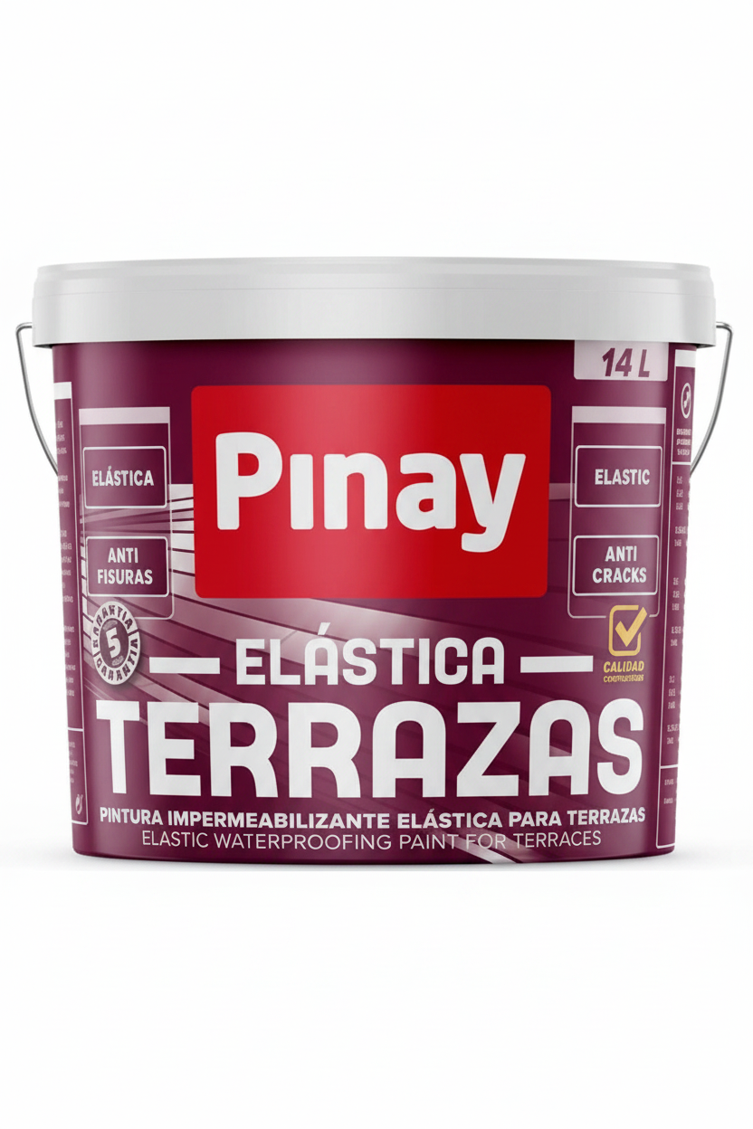 PINTURA IMPERMEABILIZANTE ROJO TEJA TERRAZA PINAY