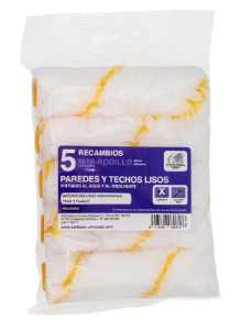 PACK 5 RECAMBIO MINI RODILLO ANTIGOTA 11cm