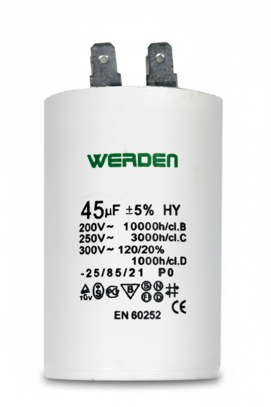 CAPACITADOR DE MOTOR WERDEN