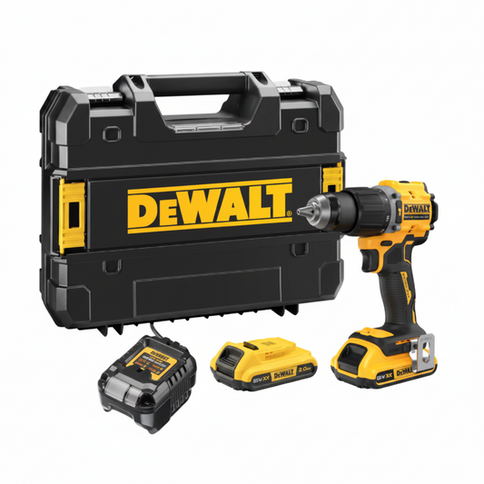 TALADRO PERCUTOR 18V 74Nm 2BAT 2AH+CARGADOR DCD799D2T DEWALT