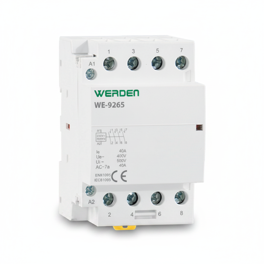 CONTACTOR MODULAR WERDEN 4 POLOS
