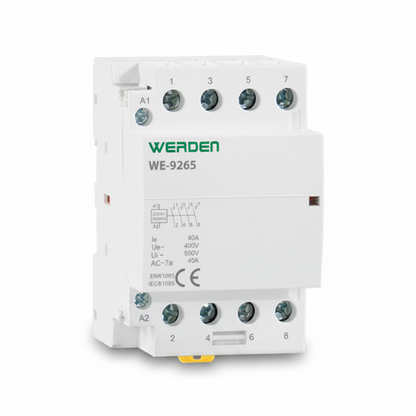 CONTACTOR MODULAR WERDEN 4 POLOS