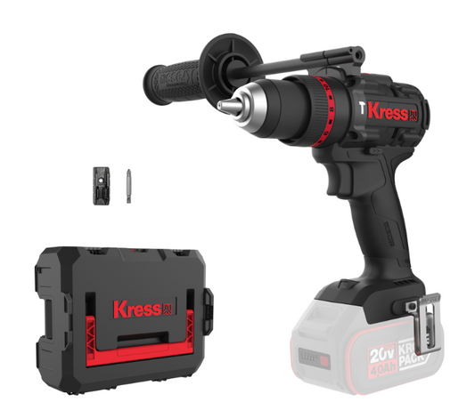 TALADRO PERCUTOR BRUSHLESS 20 Sin Bateria  95Nm, KRESS