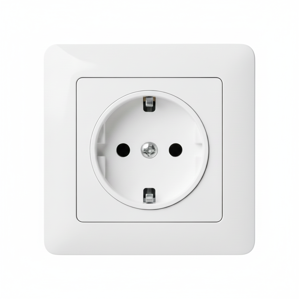 BASE ENCHUFE SCHUKO CON DISPOSITIVO DE SEGURIDAD SIMON 27