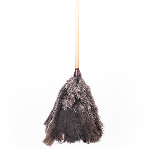 PLUMERO AVESTRUZ M/MADERA LARGO