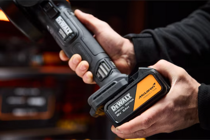 MINI-AMOLADORA McLaren XR 18V 125mm CARGADOR+2BAT5Ah, DCG45MP2T-QW, DeWALT