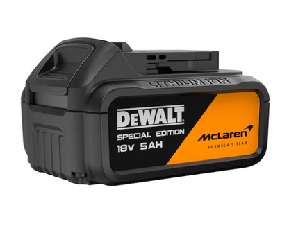 TALADRO PERCUTOR McLaren XR 18V 90Nm CARGADOR+2BAT5Ah, DCD86MP2T-QW, DeWALT