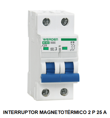 INTERRUPTORES MAGNETOTERMICOS 2polos 6KA