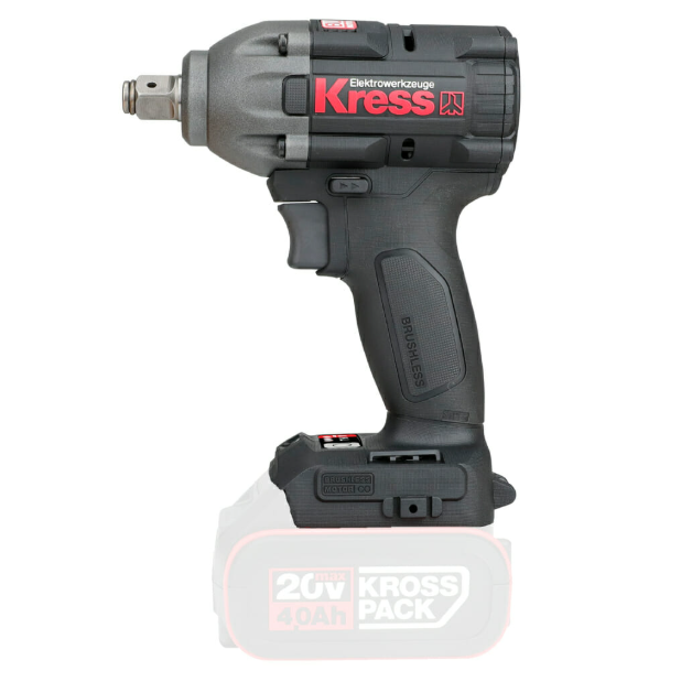 LLAVE DE IMPACTO 20V KUB30.91, 1/2" KRESS