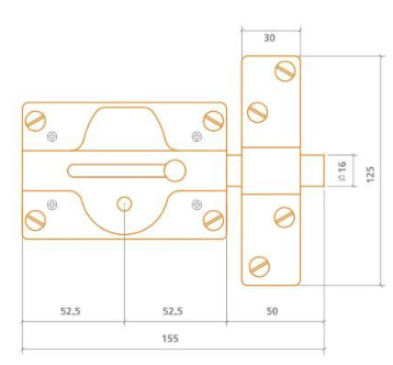 CERROJO DE SEGURIDAD MODELO 300 EZCURRA