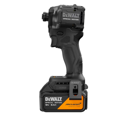 ATORNILLADOR IMPACTO McLaren XR 18V 1/4" 205Nm CARGADOR+2BAT5Ah, DCF86P2T-QW, DeWALT