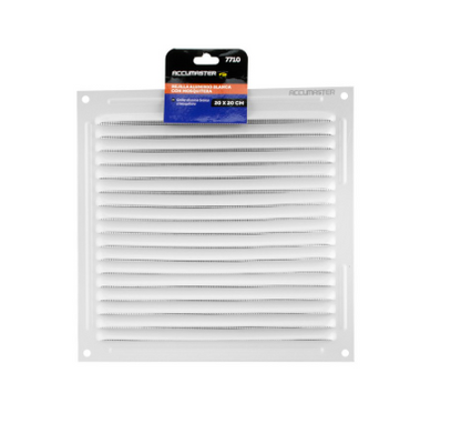 REJILLA PLANA ALUMINIO CON MOSQUITERA