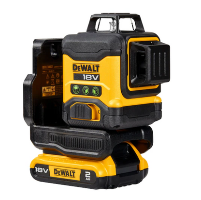 NIVEL LASER AUTONIVELANTE verde 3 lineas 360º con bateria 18v/2ah DCLE34031N, DeWALT