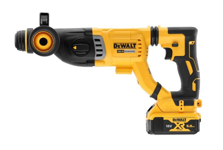 MARTILLO ELECTRONEUMÁTICO DCH263P1, DeWALT XR SDS PLUS® 18V LI-ION 5AHX1und + CARGADOR