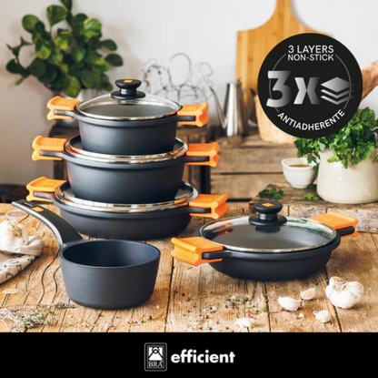 BATERIA DE COCINA 5 PIEZAS EFFICIENT BRA