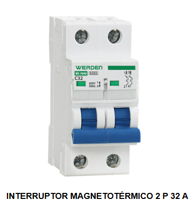 INTERRUPTORES MAGNETOTERMICOS 2polos 6KA