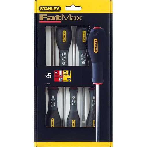 DESTORNILLADORES JUEGO 5 PIEZAS FATMAX STANLEY