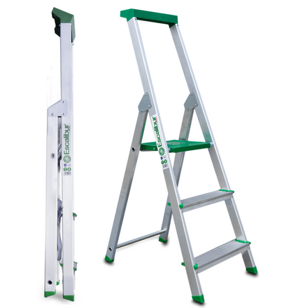 ESCALERA DE TIJERA ALUMINIO ESCALIBUR