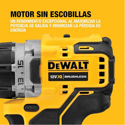 TALADRO ATORNILLADOR WR 12V 2BAT 2AH DCD701D2 DEWALT