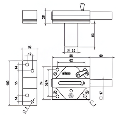 CERROJO DE SEGURIDAD MODELO 12930 REMOCON