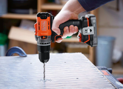 TALADRO PERCUTOR ECO 18V 45Nm 2BAT2Ah+MALETIN BLACK DECKER