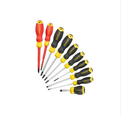 JUEGO DE DESTORNILLADORES CON FUNDA CUSHION GRIP STHT60035 STANLEY