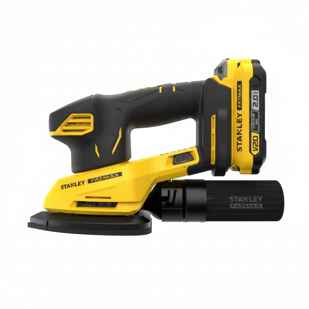 Lijadora de detalle STANLEY FATMAX SFMCW221D1S-QW vista lateral