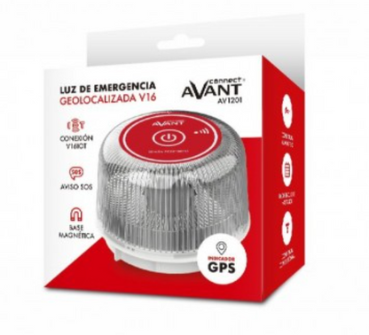 BALIZA DE SEÑALIZACION DE EMERGENCIA V16 CON GEOLOCALIZACION