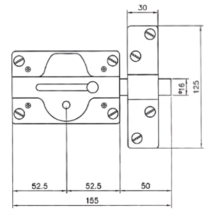 CERROJO SEGURIDAD 1500 PINT, INTHER
