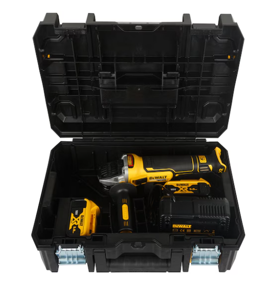 AMOLADORA 125MM XR 18V 2BAT 5AH+CARGADOR DCG405P2 DeWALT