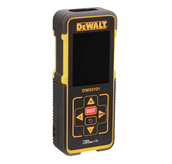 MEDIDOR LÁSER DW03101  CON ALCANCE 100m CON BLUETOOTH DeWALT