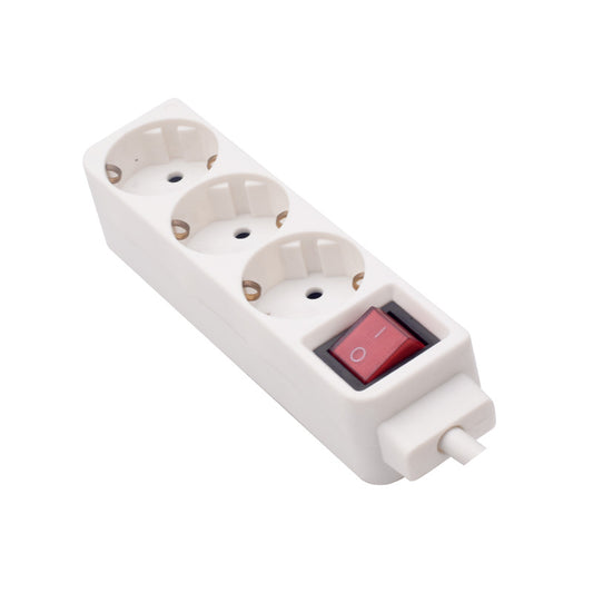 BASE TOMAS TTL  CON INTERRUPTOR Y CABLE DE 3 Metros