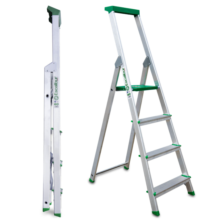 ESCALERA DE TIJERA ALUMINIO ESCALIBUR