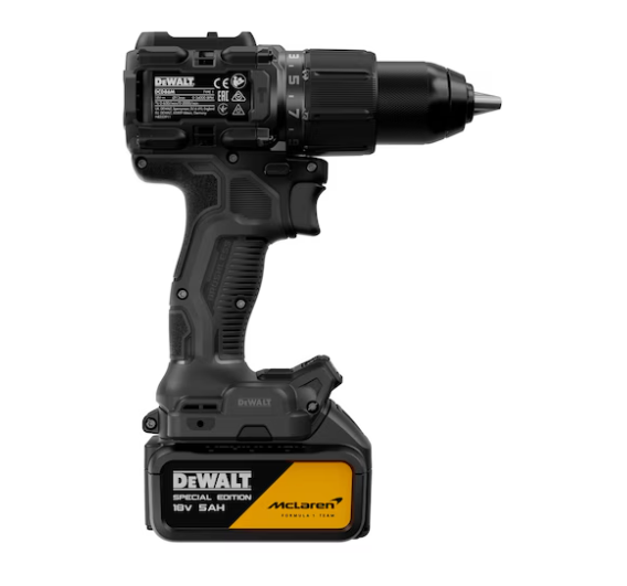 TALADRO PERCUTOR McLaren XR 18V 90Nm CARGADOR+2BAT5Ah, DCD86MP2T-QW, DeWALT