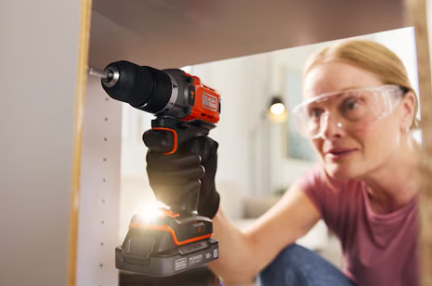 TALADRO PERCUTOR ECO 18V 45Nm 2BAT2Ah+MALETIN BLACK DECKER