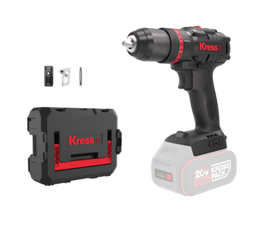 TALADRO ATORNILLADOR BRUSHLESS KUA71.91, KRESS