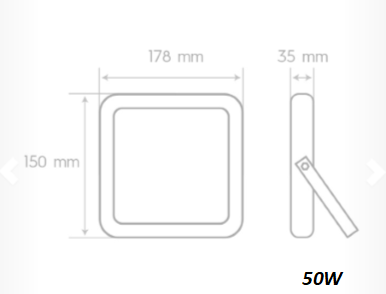 PROYECTOR LED ULTRAPLANO COMPACTO 5000K