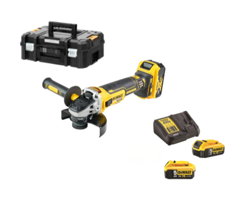 AMOLADORA 125MM XR 18V 3BAT 5AH+CARGADOR , DCG405P3 ,DEWALT