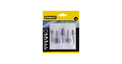 SURTIDO 5 MUELAS PARA TALADRO EJE 6MM STANLEY